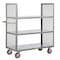 Little Giant 2-Sided Shelf Truck, 3 Lipped Shelves, 30" x 48" Shelf Size, 6" Poly DET3L30486PY - alternate 3